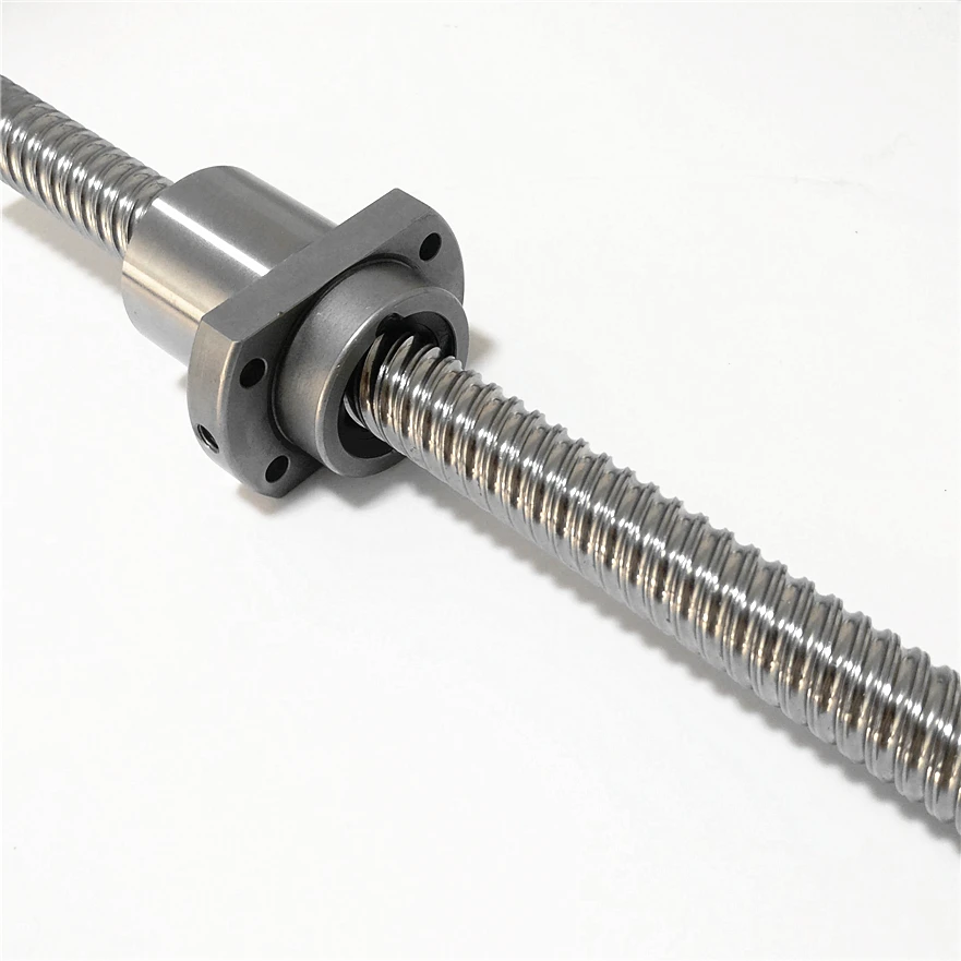 HLTNC 304 Ball Screws 16mm SFE1616  Lead Besar Manufaktur C7 Panjang Dapat Disesuaikan hingga 4000 mm Komponen Inti Nc untuk CNC