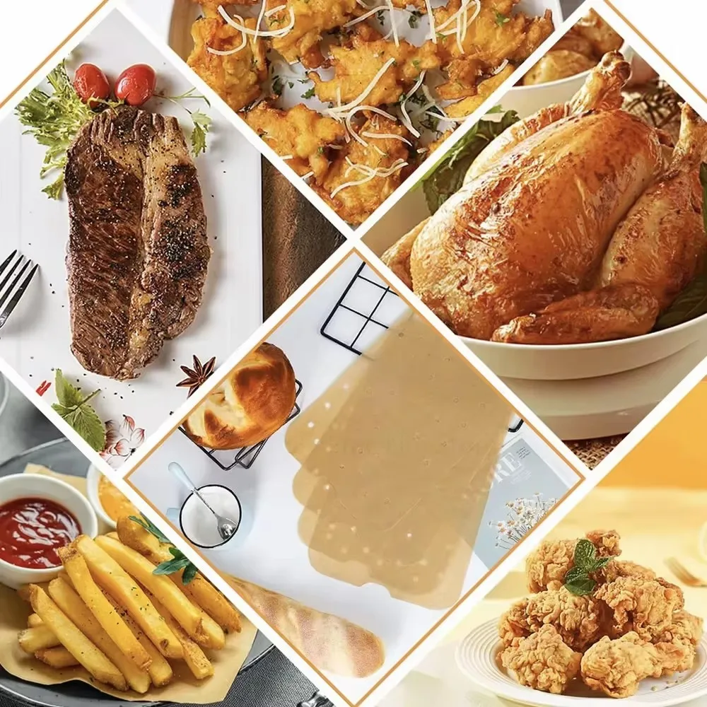 مقلاة هوائية ورق زبدة لـ FG551 نينجا فودي سمارت XL 6 في 1 شواية داخلية غير لاصقة مثقوبة أدوات خبز بطانة مقلاة هوائية