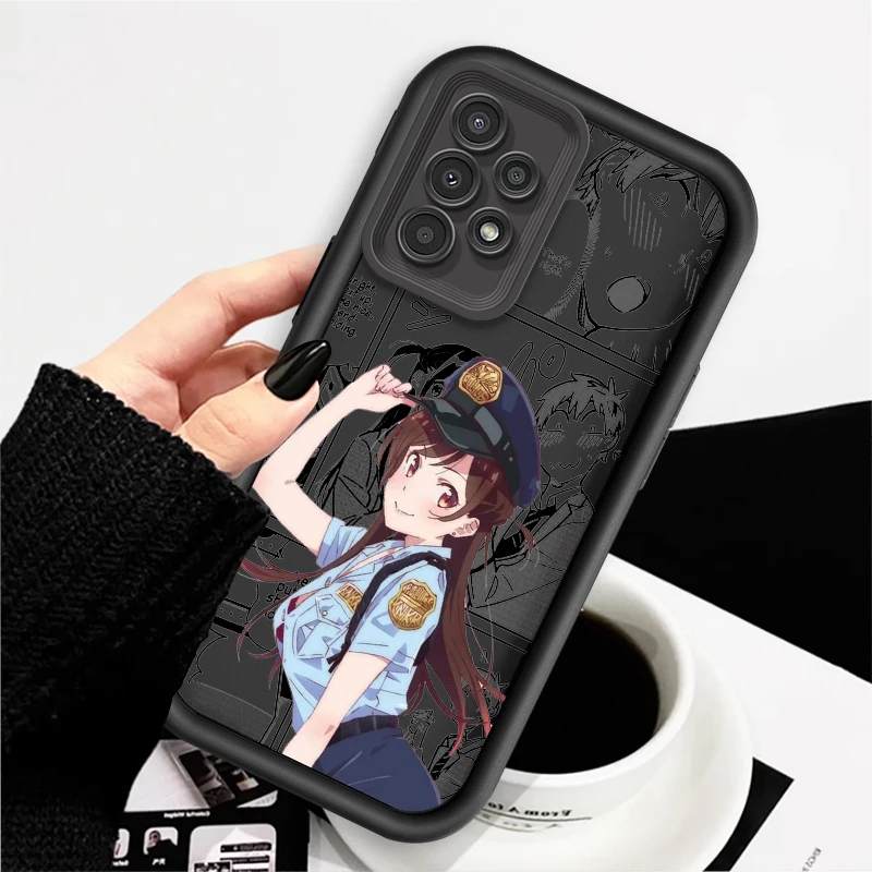 Rent A Girlfriend Anime Cute For Samsung A73 A71 A54 A53 A52 A51 A33 A32 A21S A14 A13 A12 A03 A04 A05 5G Eye Ladder Back