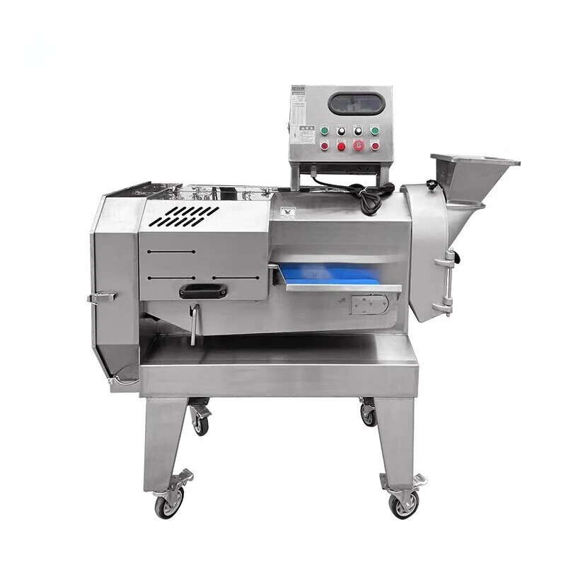 Intelligent hotel canteen dicing, shredding and slicing machine