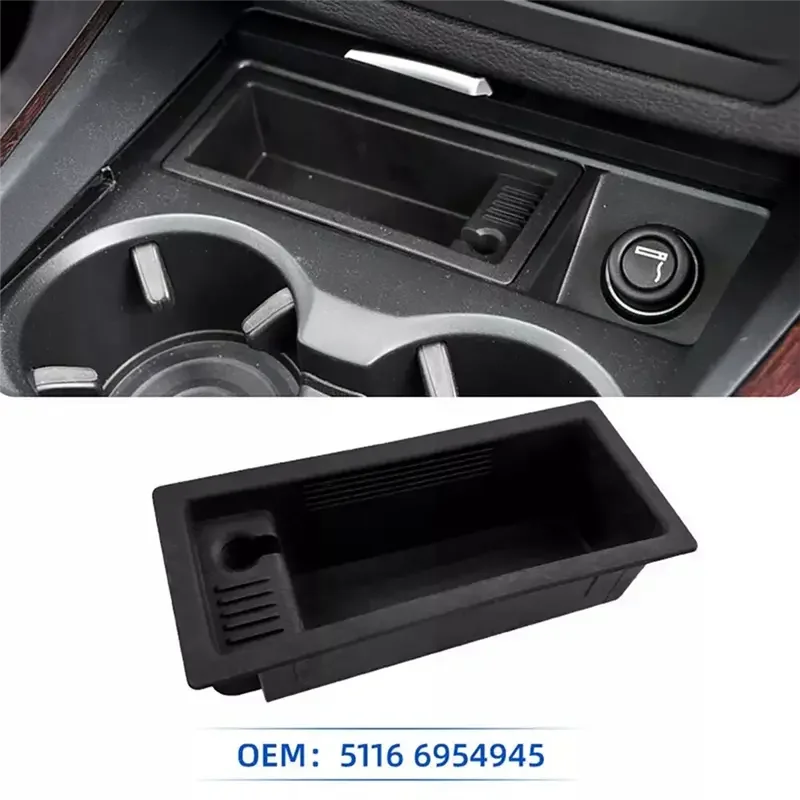 Car Center Console Insert-Ashtray For BMW X5 E70 E70 LCI X6 E71 Hybrid 51166954945