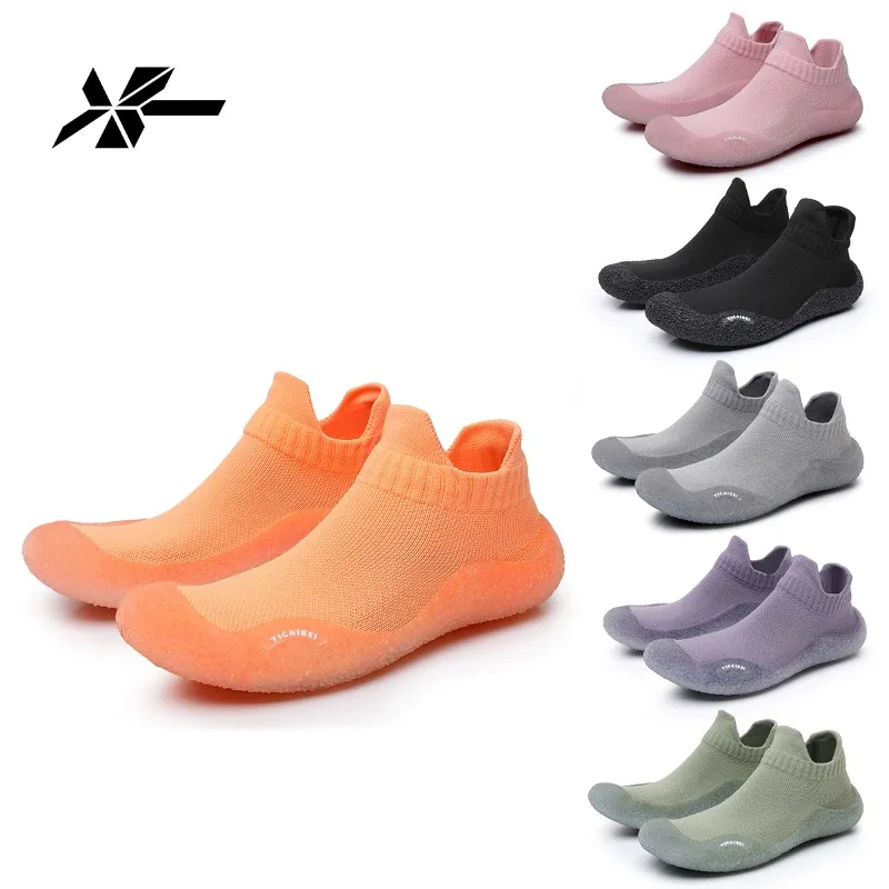 

Мужская и женская обувь для босиком, бесшумная пляжная обувь для фитнеса на мягкой подошве, амортизирующая и противоскользящая спортивная обувь для занятий йогой босоногая обувь женская аквашузы мужские обувь женская