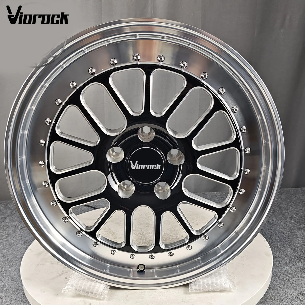 Hot-selling True Beadlock Drag Racing Car Rims Forged Wheels Fit for Cadillac CTS-V/ATS-V Chevrolet Corvette C5/C6/C7/C8/Z06/ZR1 view 3