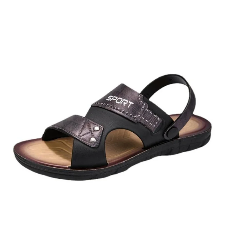 جديد شياتسو النعال للرجال أحذية رخيصة رجل شبشب صيفي الماركات الفاخرة أحذية الرجال الصنادل تتجه صندل مسطح #4