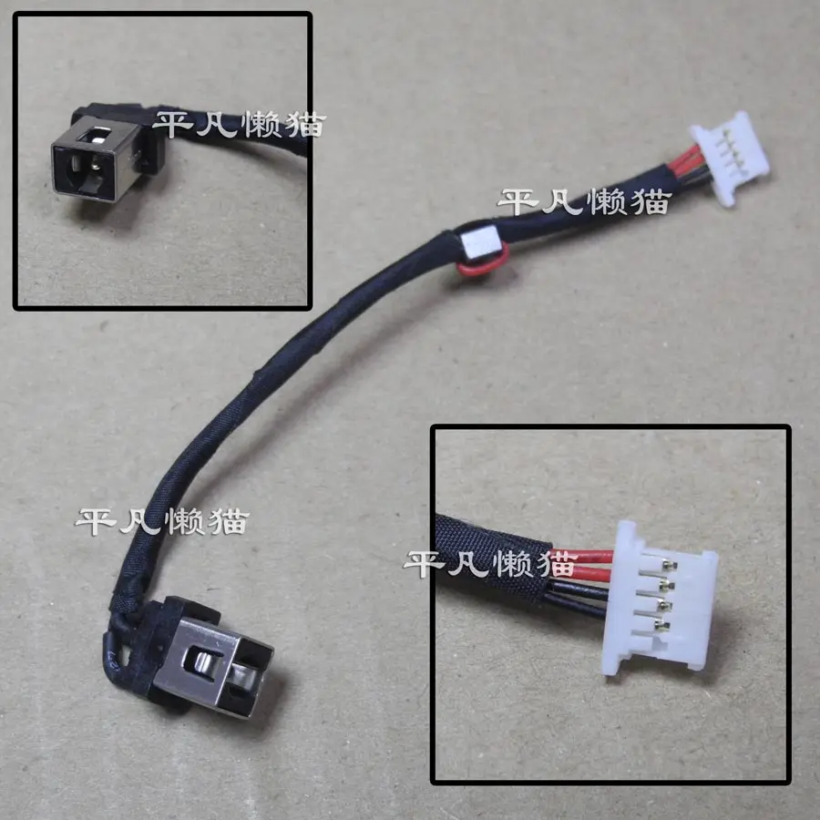 

DC Power Jack with cable For Lenovo Yoga 710-11 710-11ISK 710-11IKB laptop DC-IN Flex Cable 5C10L46131 DC30100QY00