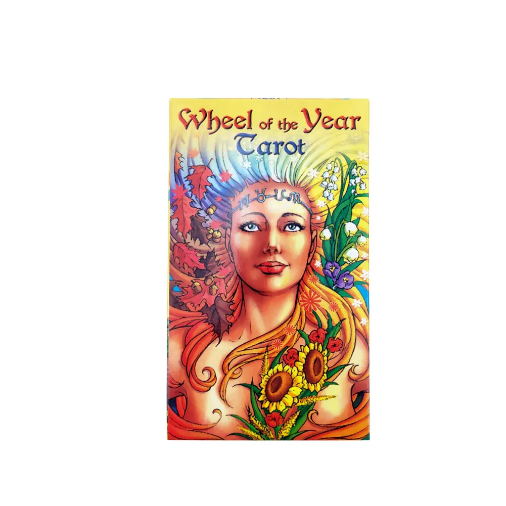 new Tarot deck oracles cards mysterious divination wheel of year tarot cards for women girls cards game board game