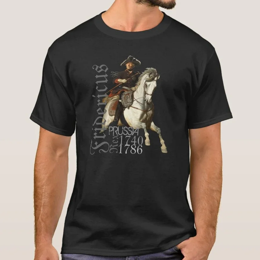 

Prussia Strategist Fredrick The Great T-Shirt 100% Cotton O-Neck Summer Short Sleeve Casual Mens T-shirt Size S-3XL