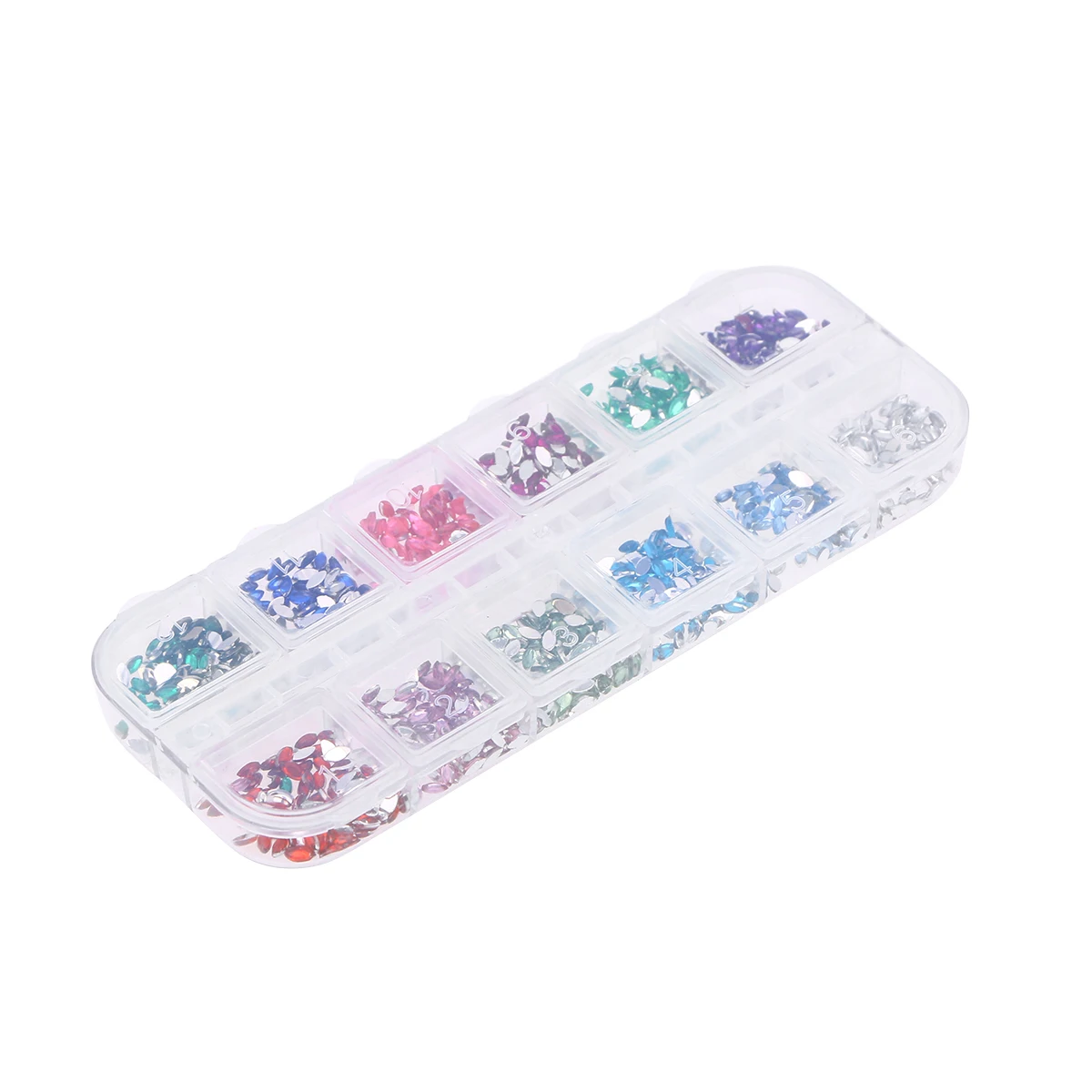

Colored Resin Diamond Rhinestones for Nails Shiny Crystal Art Manicure Gems Decoration