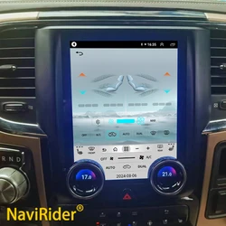 256GB Car Android Vertical Screen For Dodge RAM 1500 2017 2011 Carplay Radio Multimedia Stereo Video Player GPS Navi Head Unit