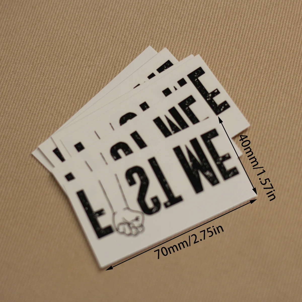 Fist me temporary tattoos, hotwife,cuckold waterproof sticker.