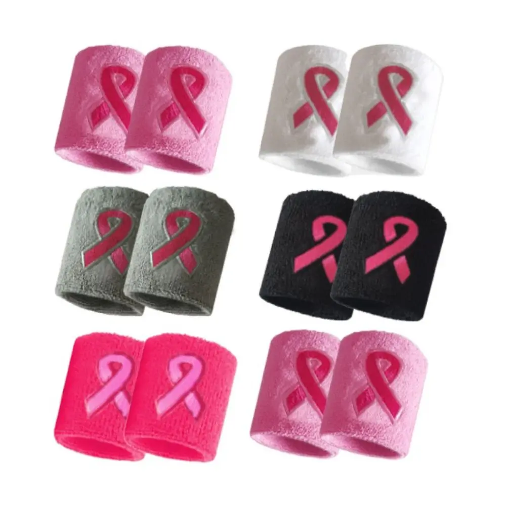 

Absorbent Sports Wristbands For Kids Caring for Women Stretch Elastic Wrist Sweat Bands Pink Sports Sweatband Outdoor Sport