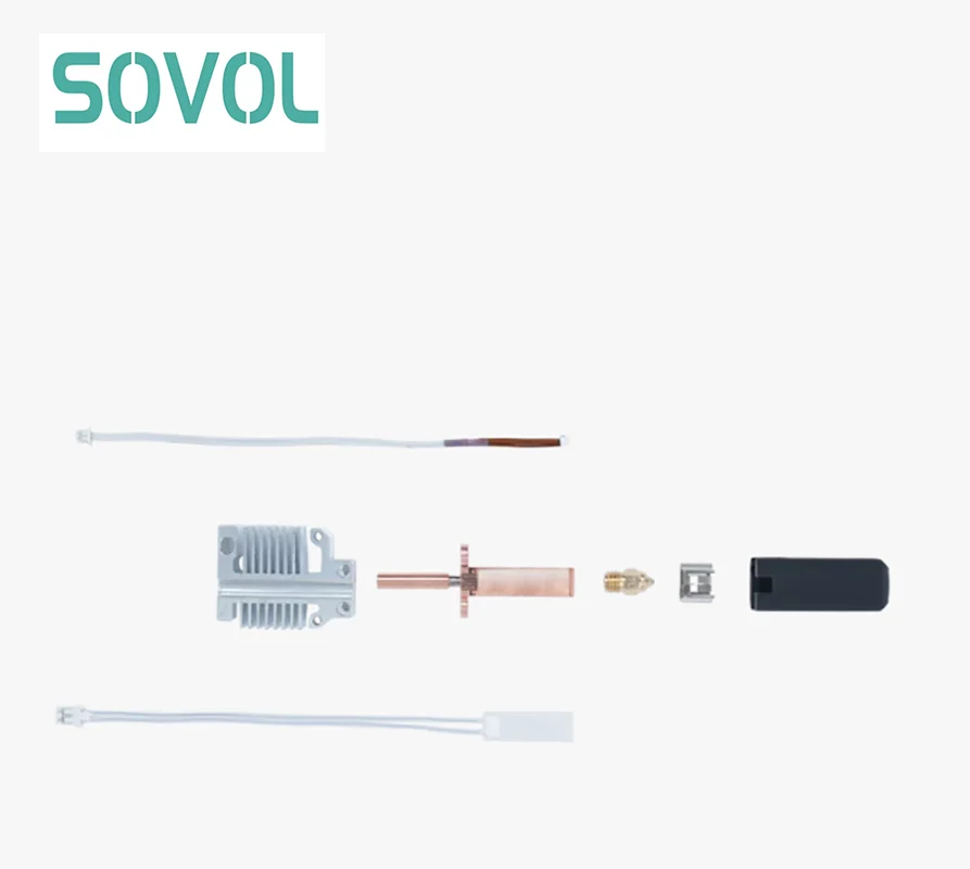 مجموعة Sovol Zero Extruder Hotend، تتضمن التسخين السريع والفوهات النحاسية وما إلى ذلك.