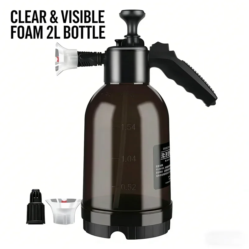 

2L Car Wash Spray Bottle Wash Can Hand-held Car Wash Watering Car Home Gardening Air Pressure Sprayer Cleaning Tools