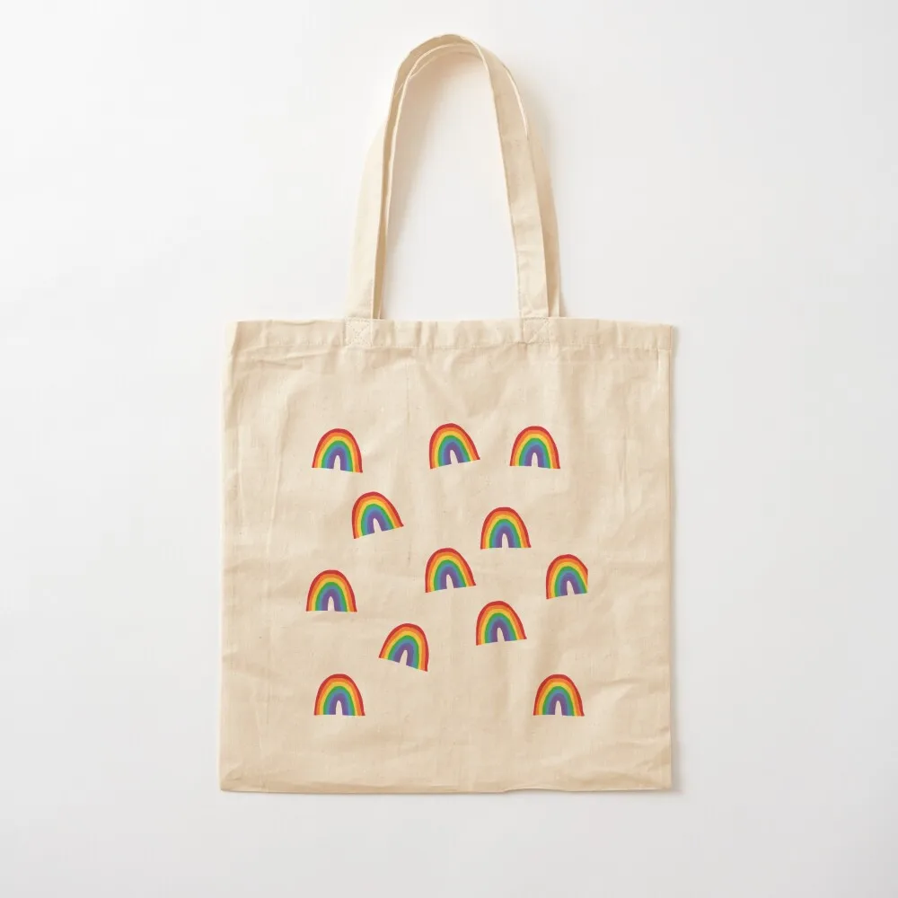 rainbows Tote Bag tote bag Large bags for women custom fabric bag tote women