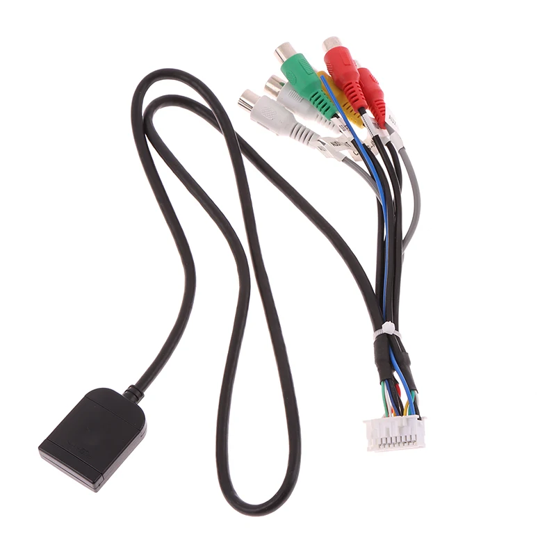 

20P Plug Car Stereo Radio RCA Output AUX Wire Harness Wiring Connector Adaptor Subwoofer Cable 4G SIM Card Slot Car Radio Cable