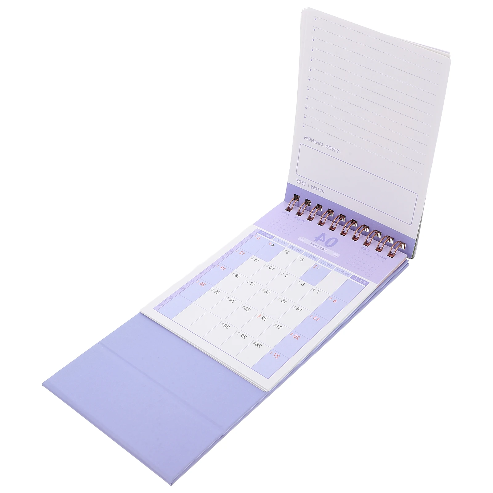 

Simple Desk Calendars Sturdy Lightweight Monthly Memo Flip Decorative Office Calendar Small Rotatable Tabletop