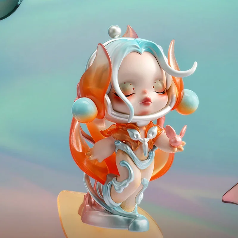 POP MART SKULLPANDA Die Sound Serie Blind Box Spielzeug Kawaii Anime Blind Box Action Figur Überraschung Mystery Box Puppen Mädchen Geschenk