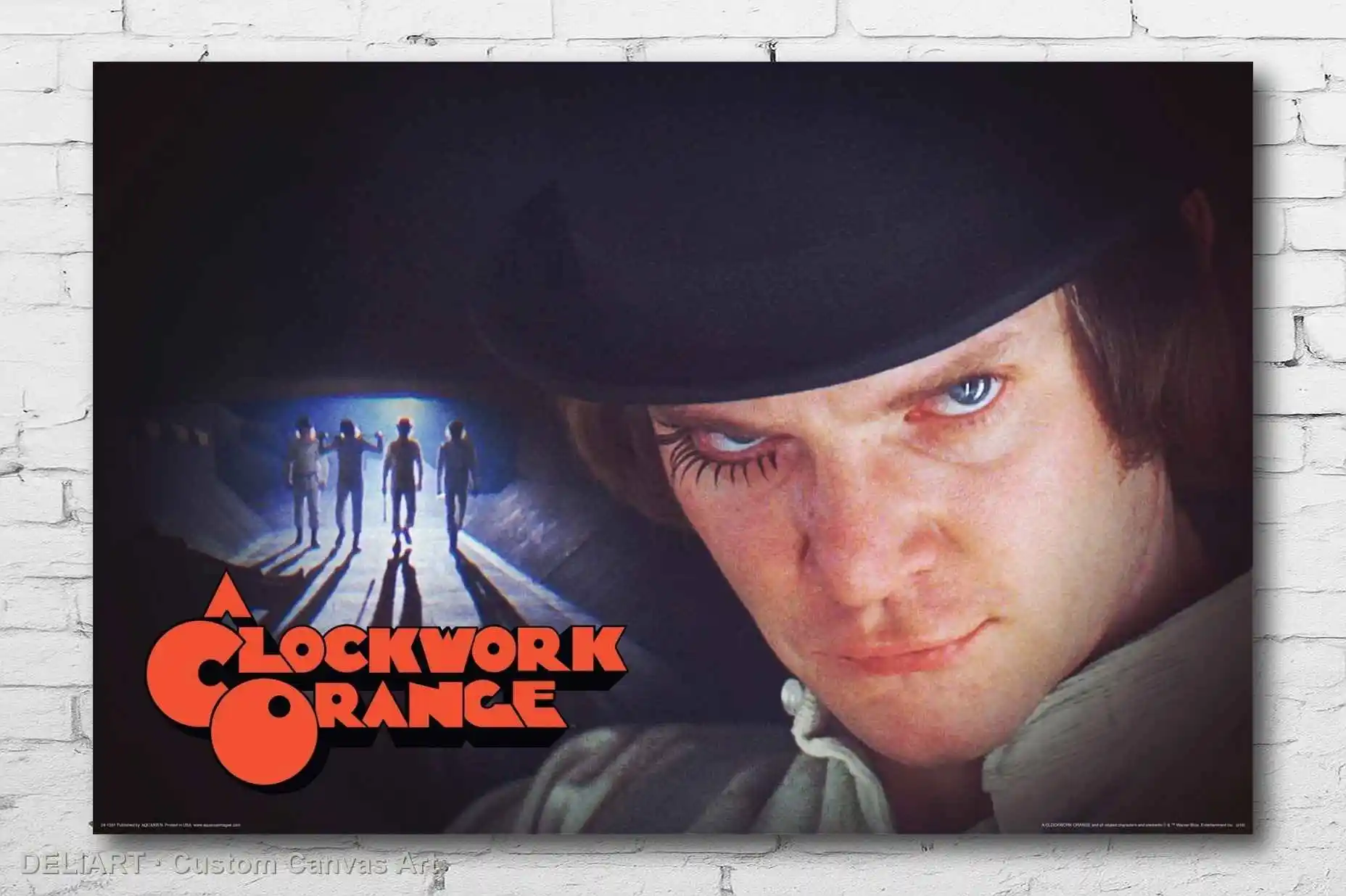 

CLOCKWORK ORANGE - CAST Canvas Movie Poster KUBRICK Custom Size Available Room Decoration Home Decor Wall Art