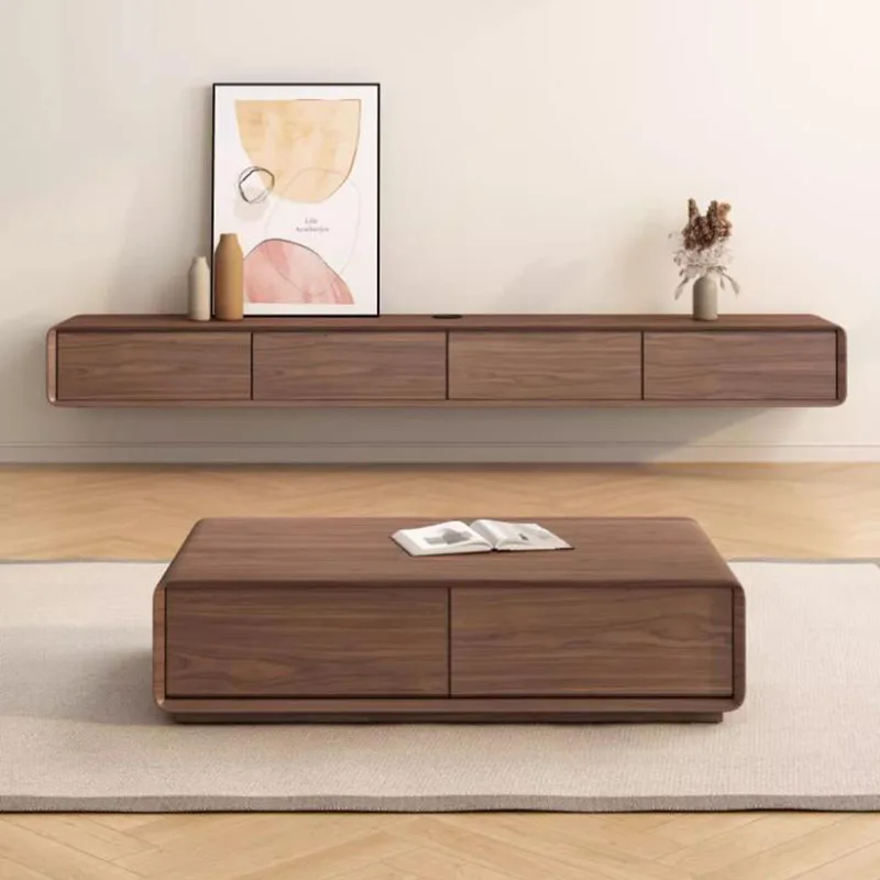 Nordic Wood Tv Stands Minimalist Aesthetic Living Room Cabinets Tv Table Mid Century Designer Coffee Archivadores Home Furniture