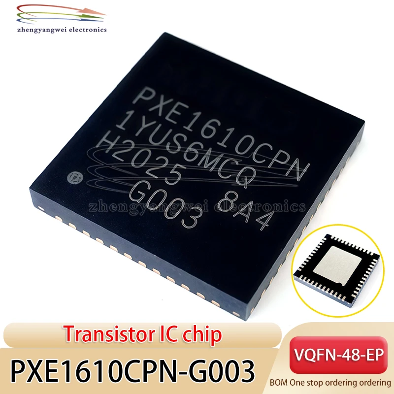 2PCS PXE1610CPN-G003 VQFN-48-EP (6x6) code PXE1610CPN 1610 transistor IC chip