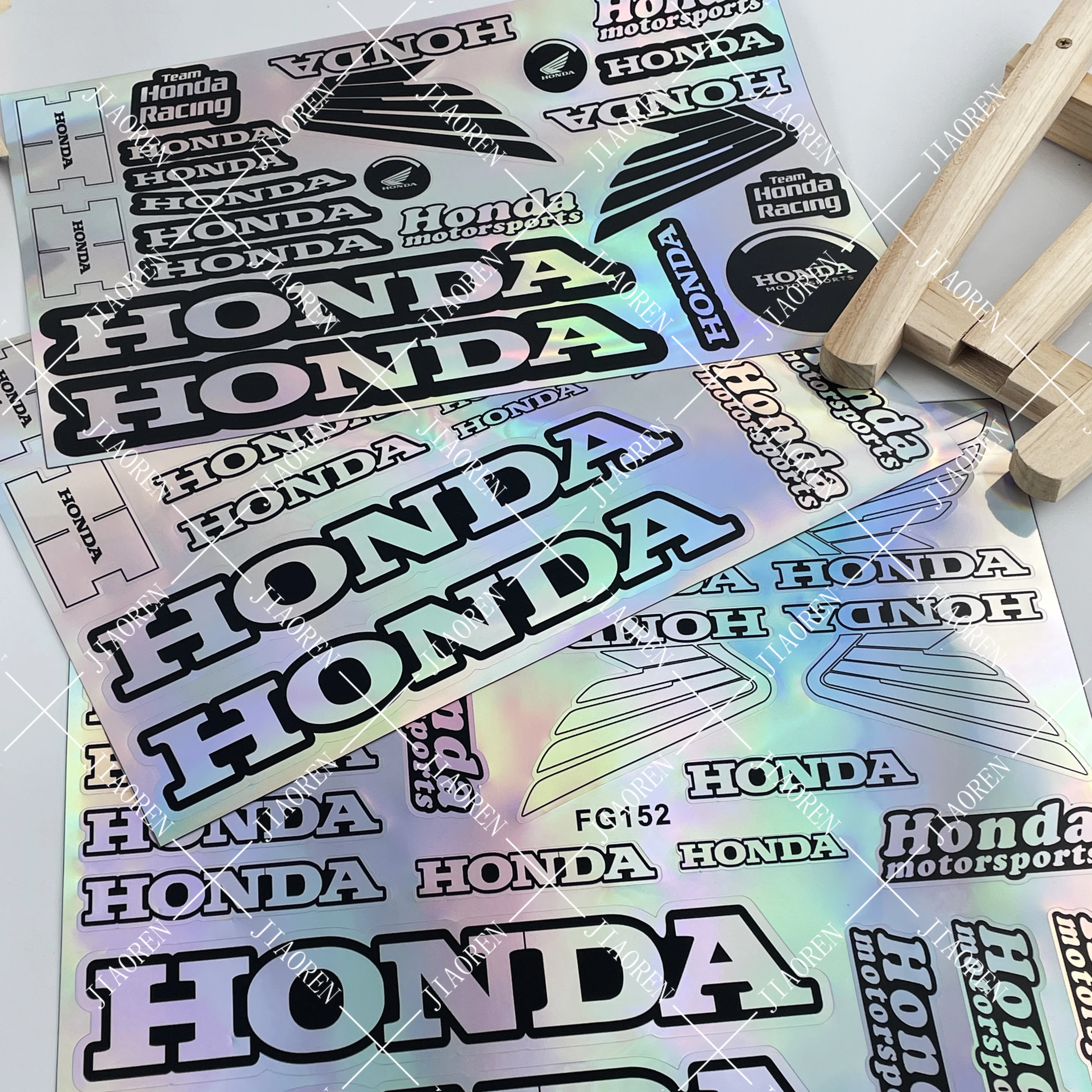 

Motorcycle Laser Honda Wings Stickers Decals CBR500RR CBR954R CBR600RR CBR650R CBR1000RR