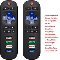 UniversalRemote Control for TCL Roku TV Hisense Television  Compatibility Stable Signal Multifunctional Remote Control