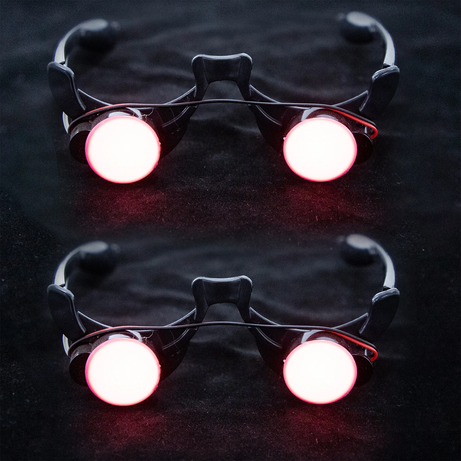 

2Pcs LED Glasses Props Funny Clown Glow Eyewear for Party Costume Photo Children Plastic Accessories Halloween Christmas