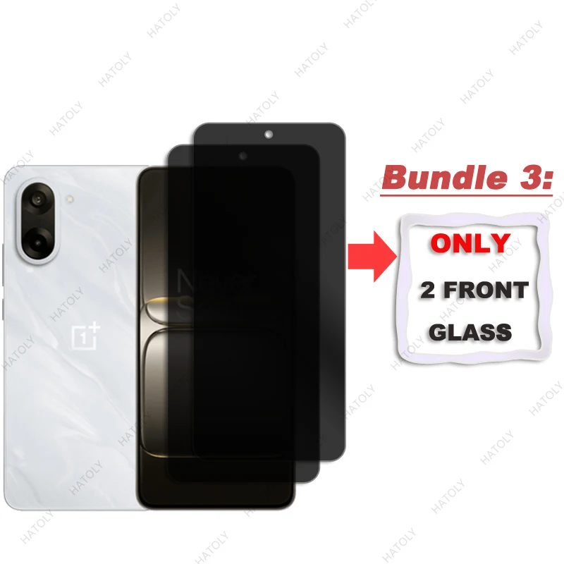 واقي شاشة الخصوصية لهاتف OnePlus Ace 5 زجاج السباق لهاتف OnePlus Ace 5 Racing واقي عدسة الكاميرا الزجاجي المضاد للتجسس مضاد للوهج #3