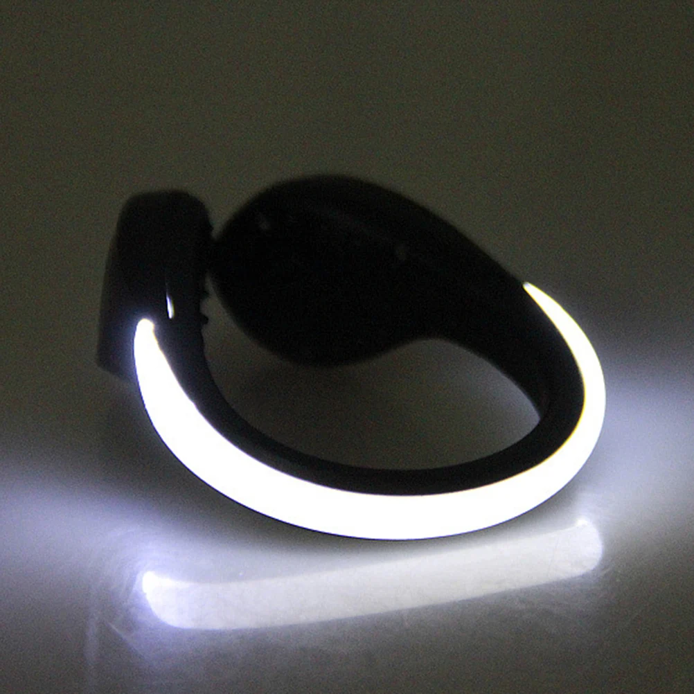 

2 Pcs LED Shoe Light Clips Safety Night Running Gear for Runners Joggers Bikers Walkers (White Light)