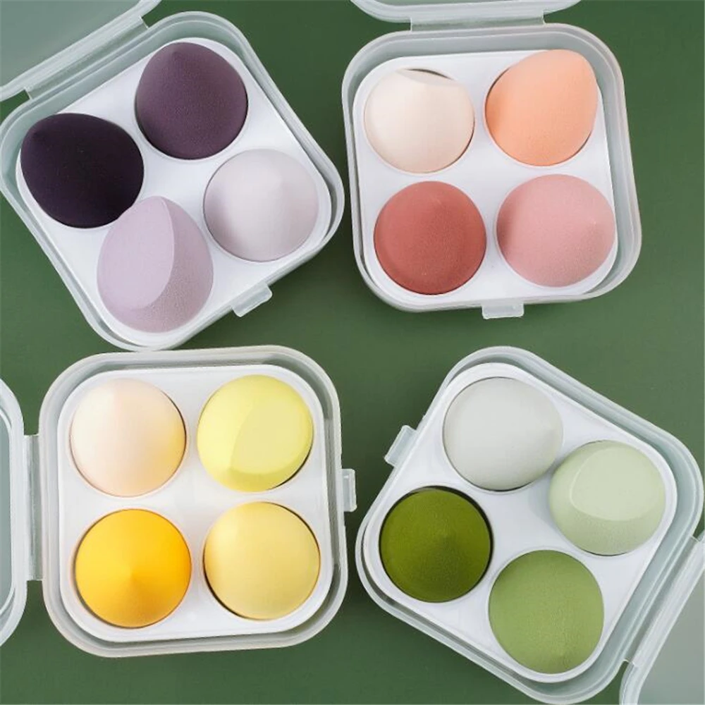 3/4pcs Soft Makeup Sponge Blender Beauty Egg Cosmetic Puff Foundation Sponges Powder Puffs Make Up Accessories Beauty Tools