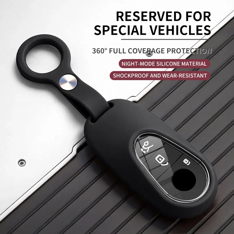 Liquid Silicone Rubber Car Key Case For C260L E300L GLB220 A200L GLE350 GLA180 GLC300 C200 C180 CLA W213 Class A200 A260L B260