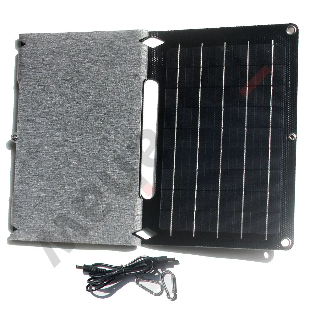 Imagem -02 - Tarrahaw Etfe 40w Painel Solar 5v 12v 18v Usb Tipo-c dc Etfe Células Solares ao ar Livre Portátil de Acampamento Banco de Energia Carregador Dobrável Bolsa