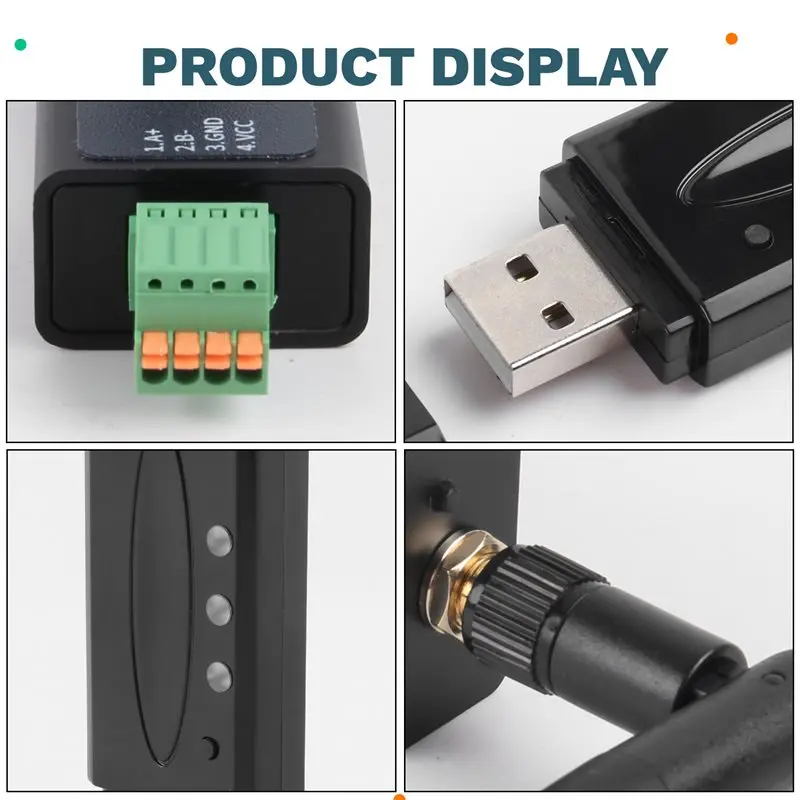 DX-CP24 Wired Device To Wireless RS485 To Bluetooth Serial Adapter For PC Industrial Wireless Communication Converter