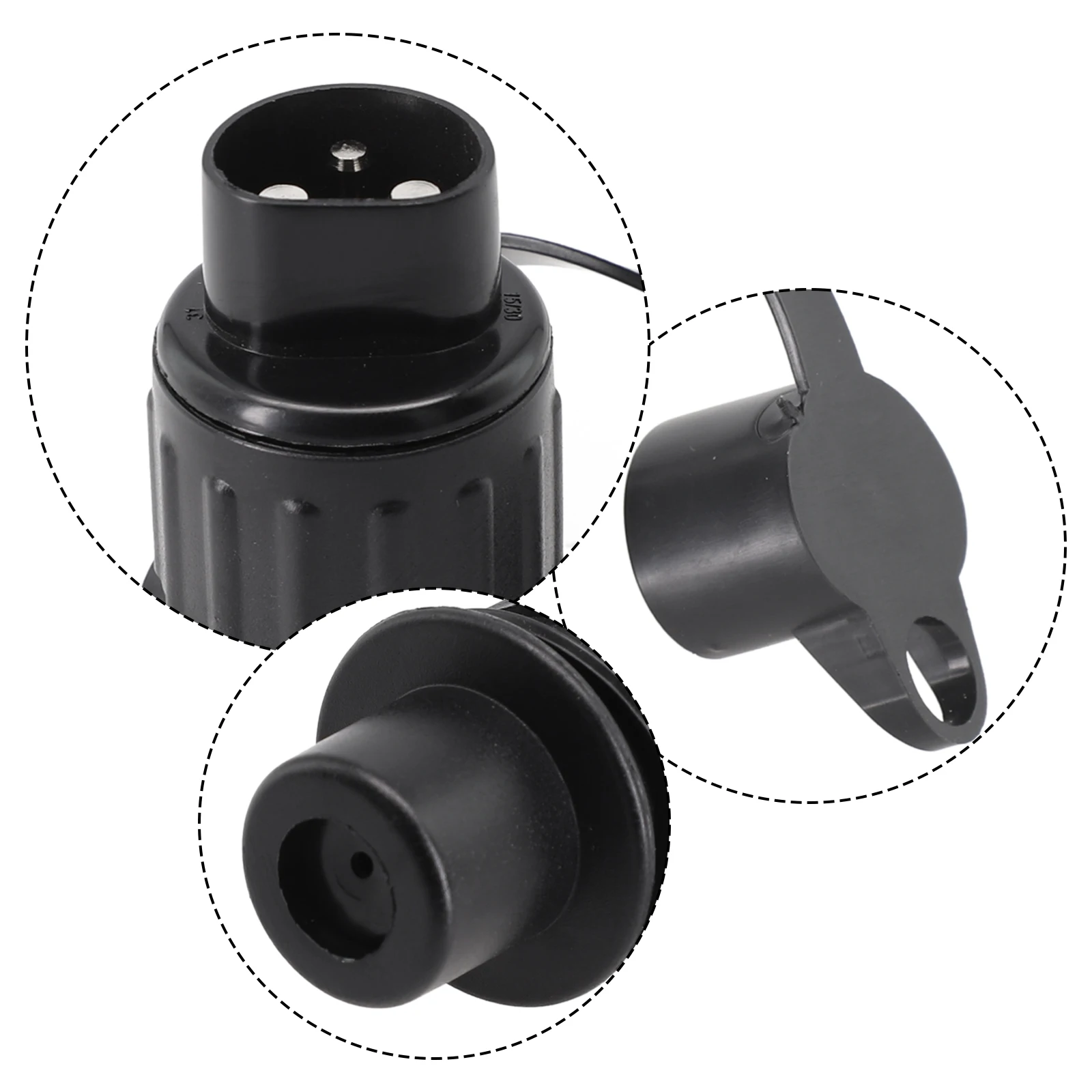 

Pins RV IP Connector Caravans Socket Connector Tail Connects Electrical Trailers Caravans Trucks RV Boats Trailers