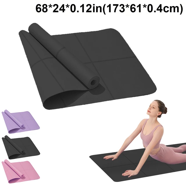 Mata do jogi antypoślizgowa Fitness sportowy EVA Komfortowa pianka 4MM Gruba mata do jogi do ćwiczeń jogi i pilates Mata gimnastyczna