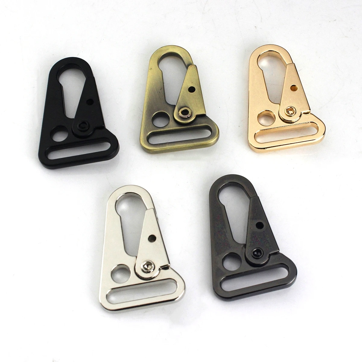 1pcs Metal Olecranon Hook Buckles Trigger Clips Buckles for Leather Strap/ Belt Bag Backpack Webbing Pet Leash Hooks 3 Sizes