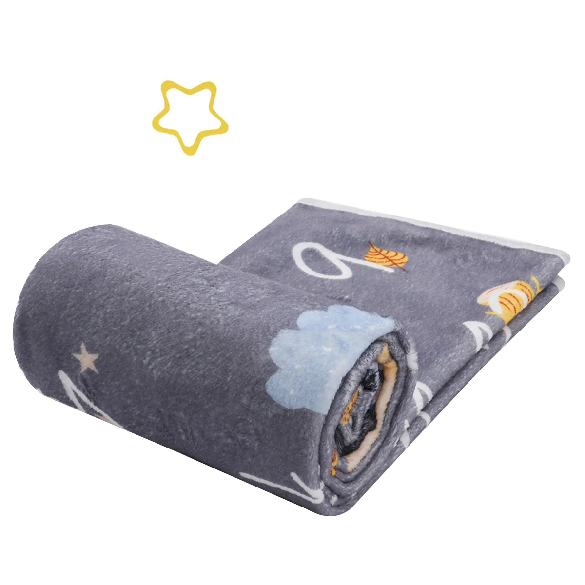 

1 set Milestone 12 Months Photography Set Memory Blanket For Monthly Pictures Background Scene Soft Durable Fabric