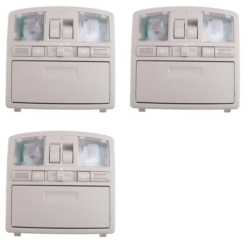 

Powerful 3X For Mazda 6 GH 2007-2012 Overhead Reading Light Dome Light With Sunroof Switch TD1269970