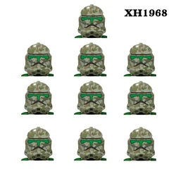 Mini Assembly Building Blocks Brinquedos, Figura do Clone Trooper, 41st Ranger Platoon Brick, 187th Legion, 442 ° Clone Trooper, Tup, 10pcs por conjunto