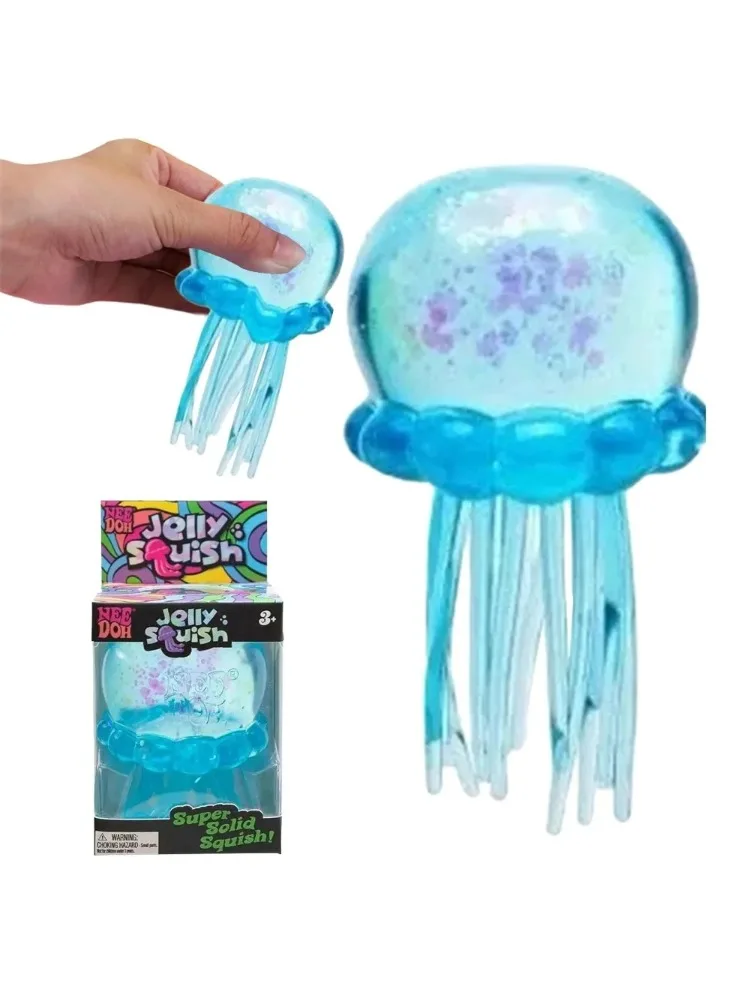 Schylling Needoh Nice Cube Zintuiglijke Nice-Sicle Stressverlichtende Squishy Cube Anti-Angst Knijpobject Voor Focus ADHD-groep