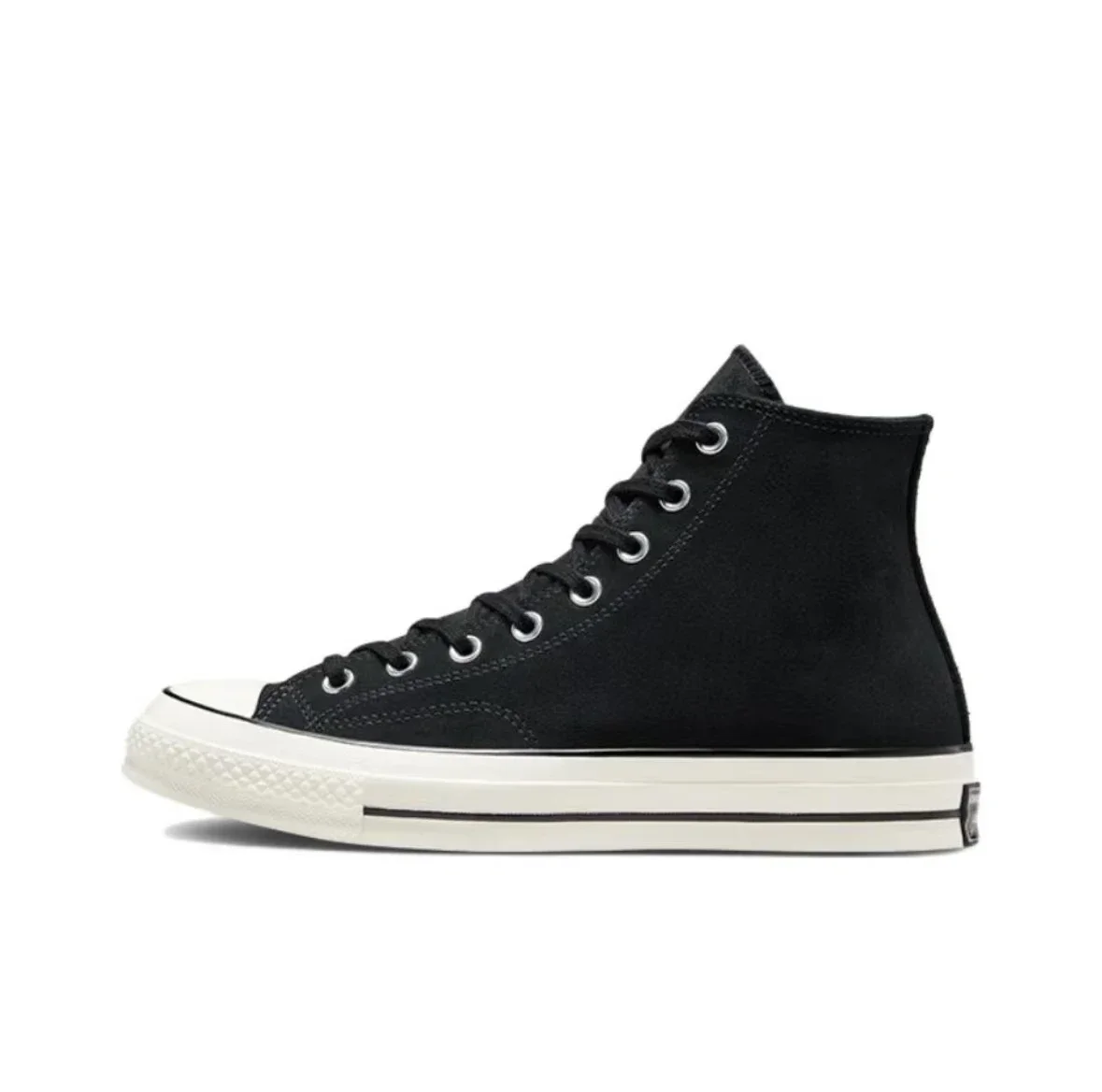 Converse 1970s Men and Women Skateboarding Shoes High-top Outdoor Wear-resistant Vintage Sneaker Black