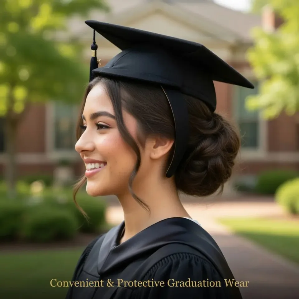 Hair Protecting Grad Cap Headband Insert for Graduation