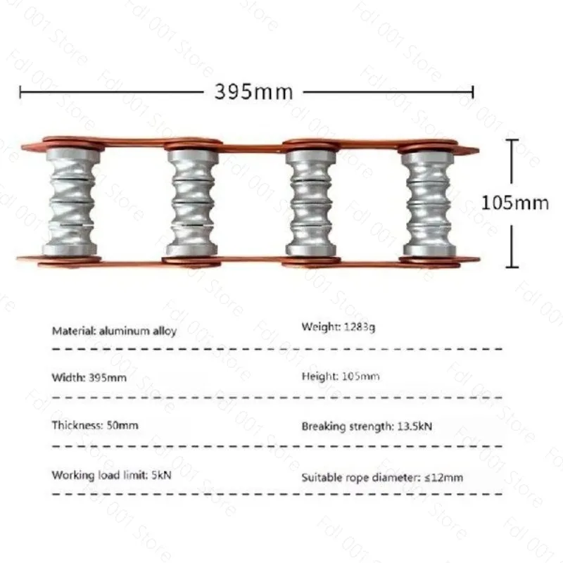 Rope Anti-wear Cover Corner Protector Rock Climbing High-altitude Protect Rope Equipment