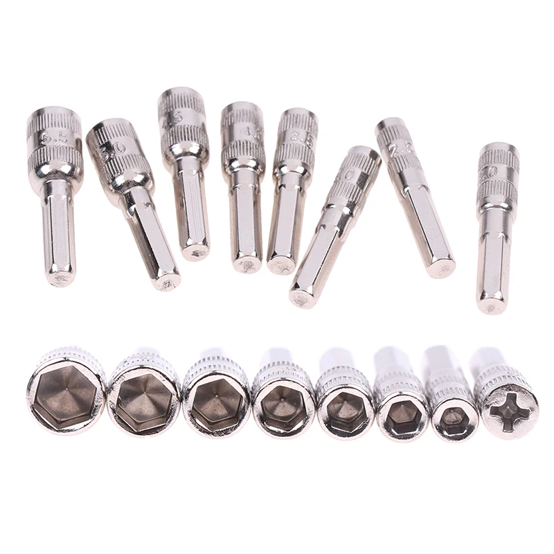 6/8 pz esagono incassato M2.5/3/3.5/4/4.5/5/5.5 PH2 codolo esagonale dado parte Driver per riparazione auto