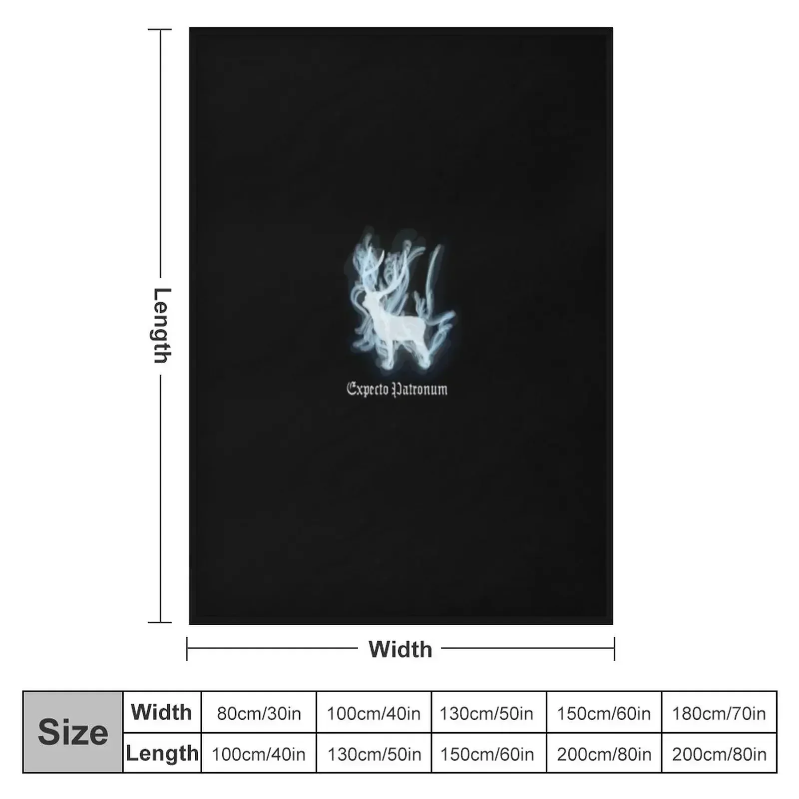 Expecto Patronum Throw Blanket heavy to sleep Blankets For Baby Luxury Brand Plaid Giant Sofa Multi-Purpose Blankets