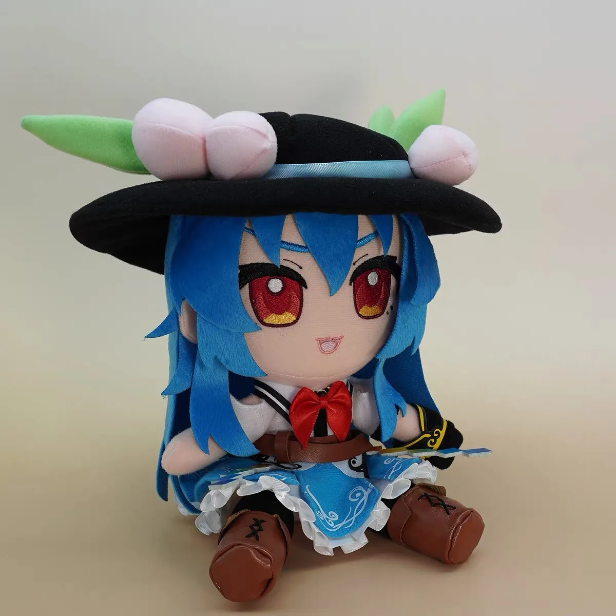 20cm Touhou Project Hinanawi Tenshi Plush Toy Cute Soft Stuffed Fumo Cosplay Pillow Dolls For Kid Birthday Christmas Gift