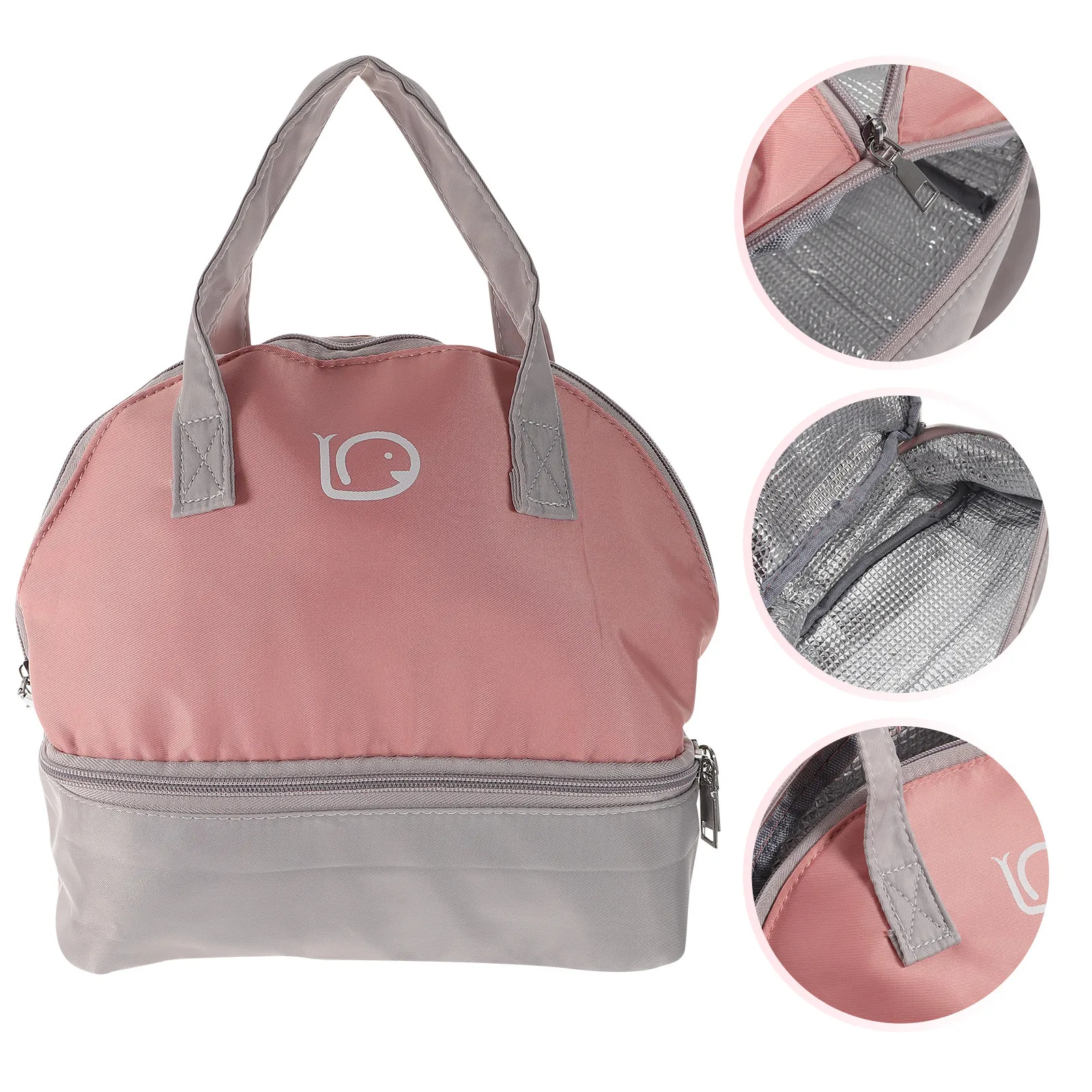 

1Pcs Portable Insulated Milk Bottle Bag Double-Layer Thermal Breast Milk Storage Organizer Thick Aluminum Keeping