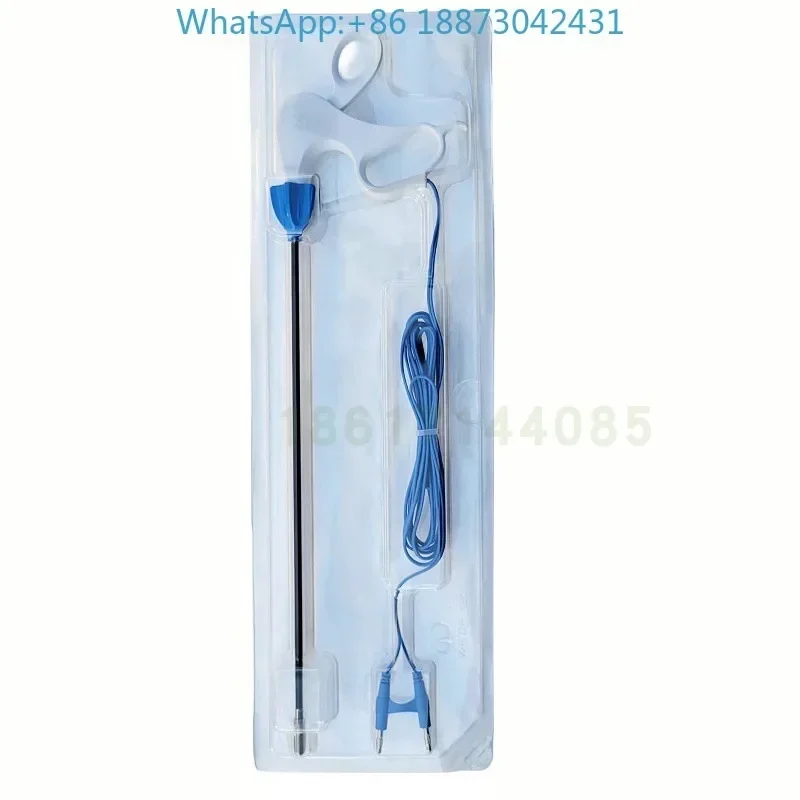 Disposable ablation electrode laparoscopic electrode bipolar elbow straight head electrocoagulation forceps