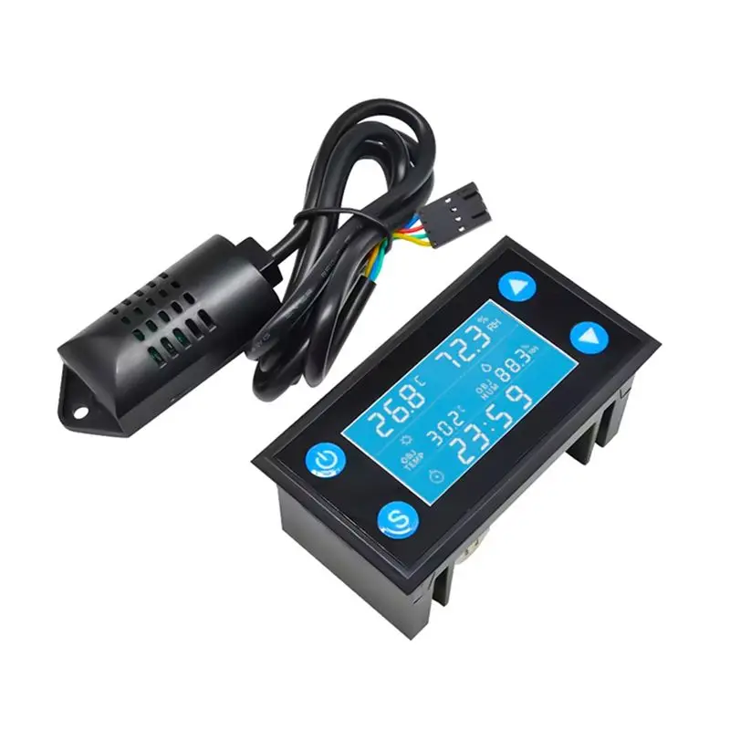 

AEE8-W1212 Digital Temperature Humidity Controller Timer SHT20 Sensor Probe For Incubator Aquarium Thermostat Humidistat