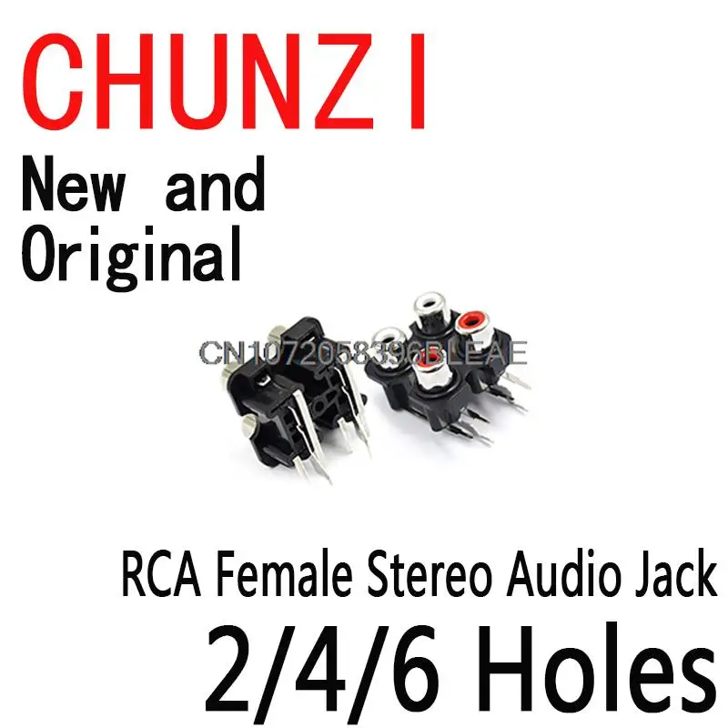 5 шт. RCA гнездовой стерео аудио разъем AV аудио вход разъем Lotus Row усилитель интерфейс подключение сигнала 2/4/6 отверстий